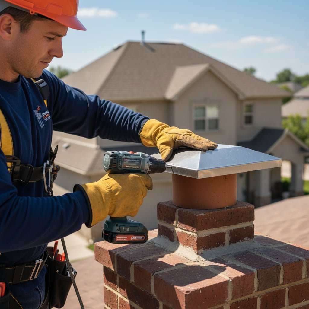Chicago Chimney Cap Installation